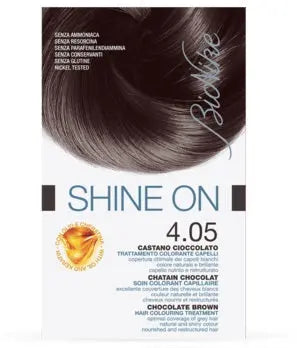BIONIKE SHINE ON TRATTAMENTO COLORANTE CAPELLI CASTANO CIOCCOLATO 4.05 I.C.I.M. (BIONIKE) INTERNATION