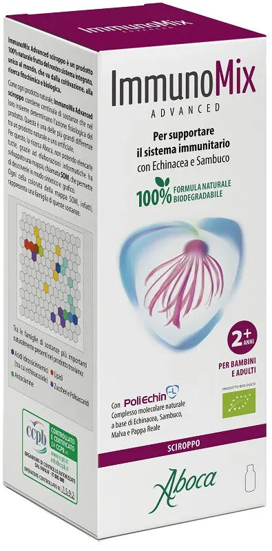 IMMUNOMIX ADVANCED SCIROPPO 210 G ABOCA SpA SOCIETA' AGRICOLA