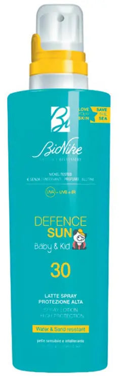 DEFENCE SUN BABY&KID LATTE SPRAY 30 200 ML I.C.I.M. (BIONIKE) INTERNATION