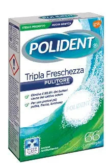 POLIDENT TRIPLA FRESCHEZZA 66 COMPRESSE HALEON ITALY Srl
