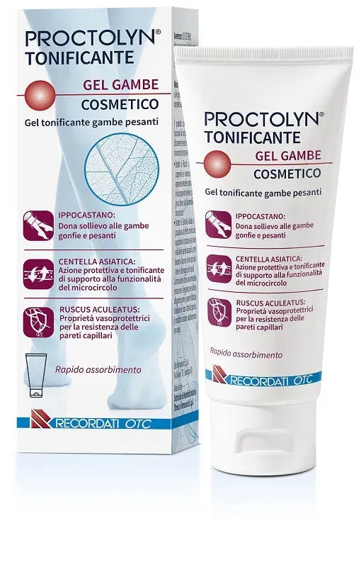 PROCTOLYN TONIFICANTE GEL GAMBE 100 ML RECORDATI SpA