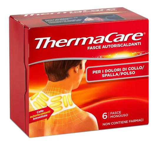 FASCE AUTORISCALDANTI A CALORE TERAPEUTICO THERMACARE COLLO/SPALLA/POLSO 6 PEZZI ANGELINI (A.C.R.A.F.) SpA