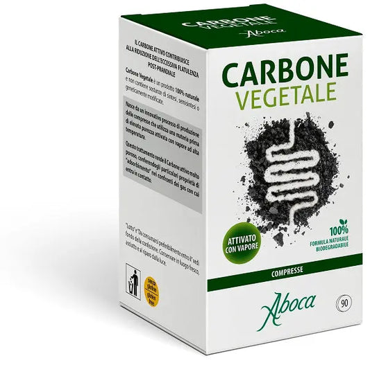 CARBONE VEGETALE 90 COMPRESSE ABOCA SpA SOCIETA' AGRICOLA