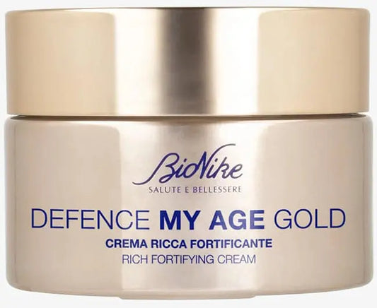 DEFENCE MY AGE GOLD CREMA RICCA FORTIFICANTE 50 ML I.C.I.M. (BIONIKE) INTERNATION