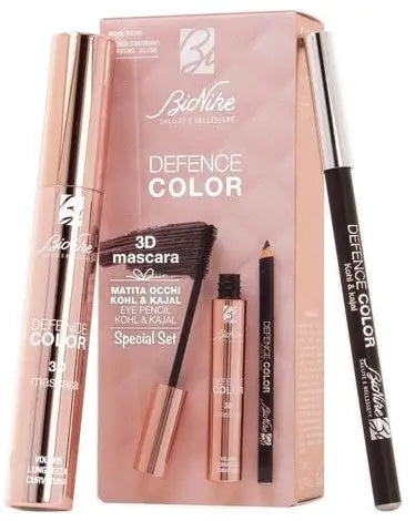 DEFENCE COLOR SPECIAL SET OCCHI MASCARA 3D + MATITA KHOL & KAJAL I.C.I.M. (BIONIKE) INTERNATION