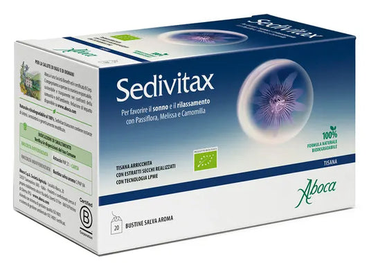 SEDIVITAX TISANA 20 BUSTINE ABOCA SpA SOCIETA' AGRICOLA