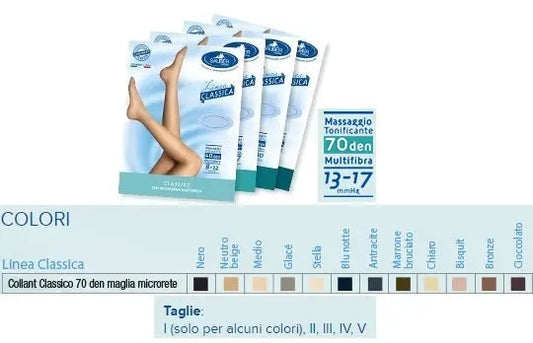 SAUBER COLLANT 70 DENARI MAGLIA MICRORETE MEDIO 4 LINEA CLASSICA DESA PHARMA Srl