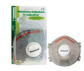 MASCHERA ANTIPOLVERE E ANTIPOLLINE FFP1 GRIGIO MISURA UNICA 1 PEZZO FARMACARE Srl