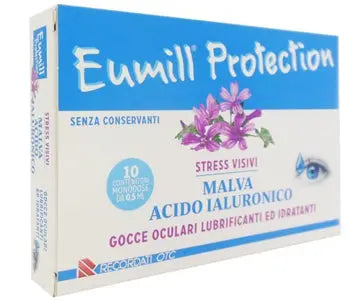 EUMILL PROTECTION GOCCE OCULARI 10 FLACONCINI MONODOSE 0,5 ML RECORDATI SpA