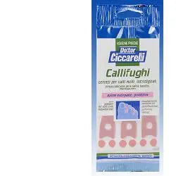 CEROTTO CALLIFUGO SAGOMATO PER CALLI MOLLI INTERDIGITALI APPLICARE SU FORMAZIONE CORNEE MOLLI IGIENEPIEDE 6 PEZZI FARMACEUTICI DOTT.CICCARELLI