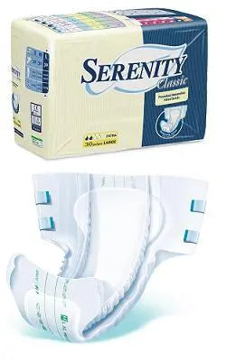 PANNOLONE PER INCONTINENZA A MUTANDINA SERENITY CLASSIC FORMATO MAXI TAGLIA LARGE 15 PEZZI SERENITY SpA