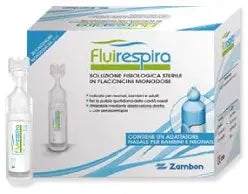 FLUIRESPIRA SOLUZIONE FISIOLOGICA STERILE 30 FLACONCINI MONODOSE DA 5ML ZAMBON ITALIA Srl