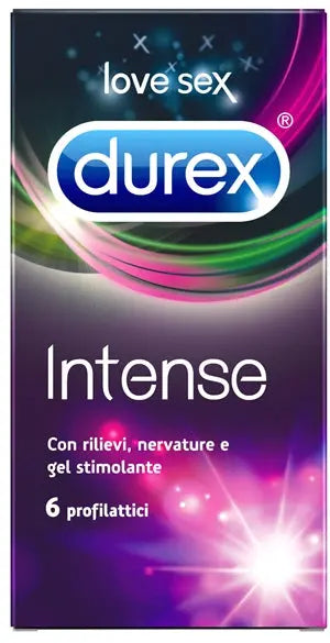 DUREX INTENSE ORGASMIC CONDOM 6 PEZZI RECKITT BENCKISER H.(IT.) SpA