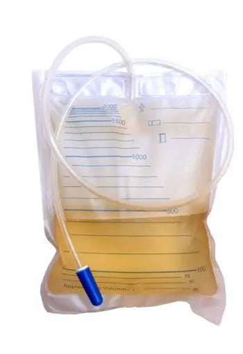 SACCA DA LETTO PER RACCOLTA URINA DA 2 LITRI SENZA SCARICO TUBO 130CM 30 PEZZI FARMACARE Srl