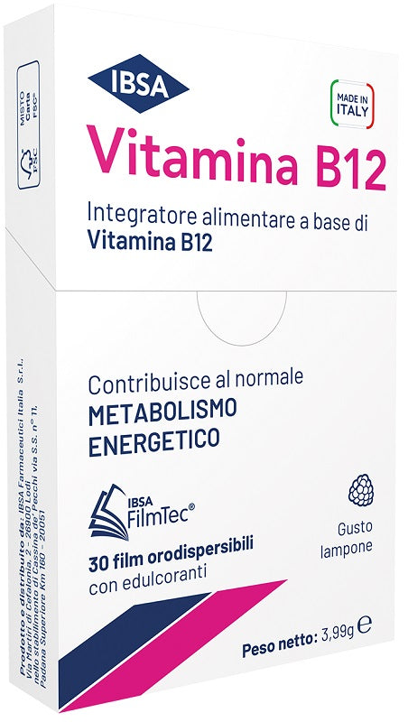 VITAMINA B12 IBSA 30 FILM ORALI IBSA FARMACEUTICI ITALIA Srl