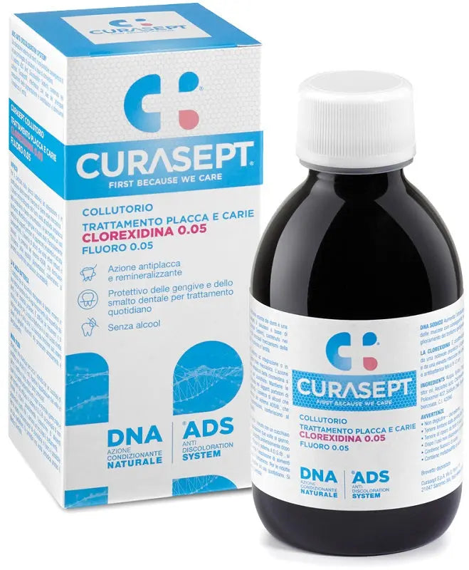 CURASEPT COLLUTORIO 0,05 ADS + DNA 200 ML CURASEPT SpA