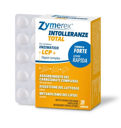 ZYMEREX INTOLLERANZE TOTAL 20 COMPRESSE WILCO FARMA Srl SU
