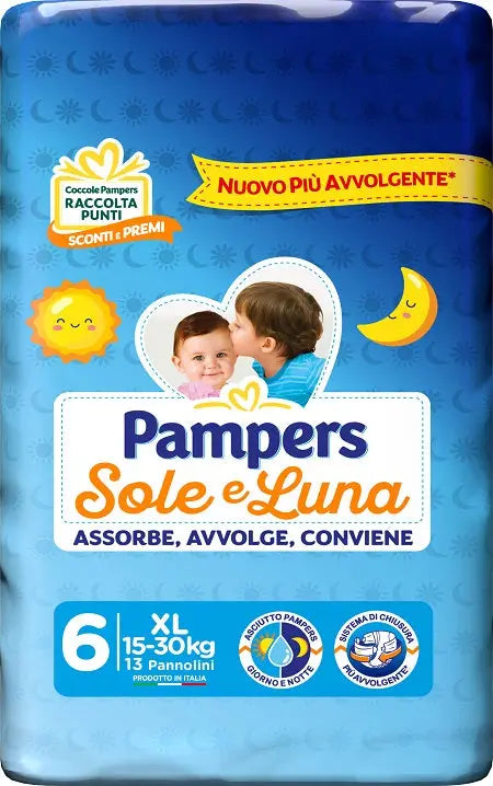 PAMPERS SOLE LUNA XL 13 PEZZI FATER SpA