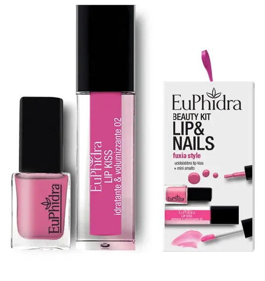 EUPHIDRA COFANETTO BEAUTY KIT FUXIA STYLE 1 GLOSS + 1 SMALTO ZETA FARMACEUTICI SpA