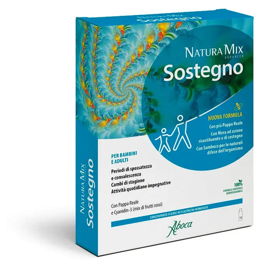NATURA MIX ADVANCED SOSTEGNO 10 FLACONCINI DA 15 ML ABOCA SpA SOCIETA' AGRICOLA