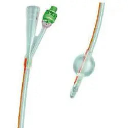 CATETERE FOLEY IN SILICONE TRASPARENTE A 2 VIE CON PALLONCINO 5-10ML DIAMETRO CH18 6,00MM LUNGHEZZA 40CM SAFETY SpA