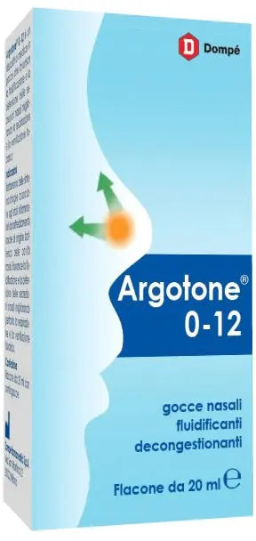 ARGOTONE 0-12 GOCCE NASALI 20 ML DOMPE' FARMACEUTICI SpA