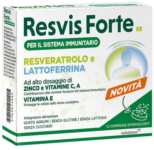 RESVIS FORTE XR 12 COMPRESSE EFFERVESCENTI ALFASIGMA SpA
