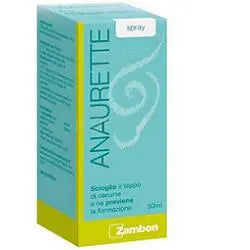 SPRAY IRRIGATORE PER LA RIMOZIONE DEL CERUME ANAURETTE 30 ML ZAMBON ITALIA Srl