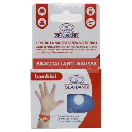 BRACCIALE ANTI NAUSEA PER BAMBINI P6 NAUSEA CONTROL 2 PEZZI CONSULTEAM Srl