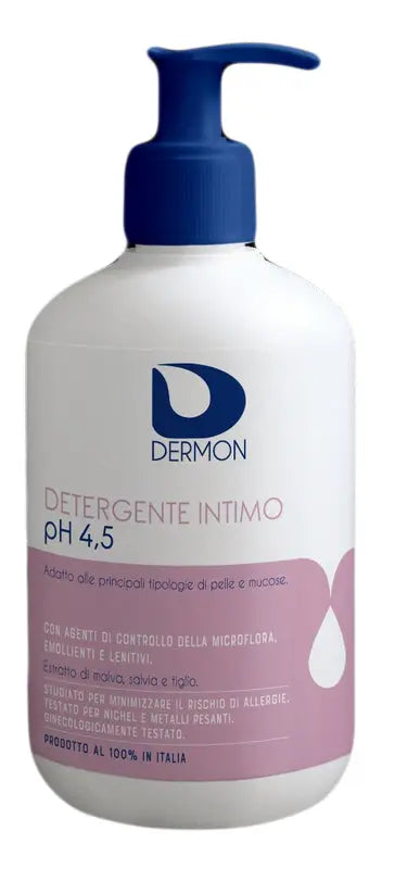 DERMON DETERGENTE INTIMO USO FREQUENTE PH 4,5 500 ML ALFASIGMA SpA
